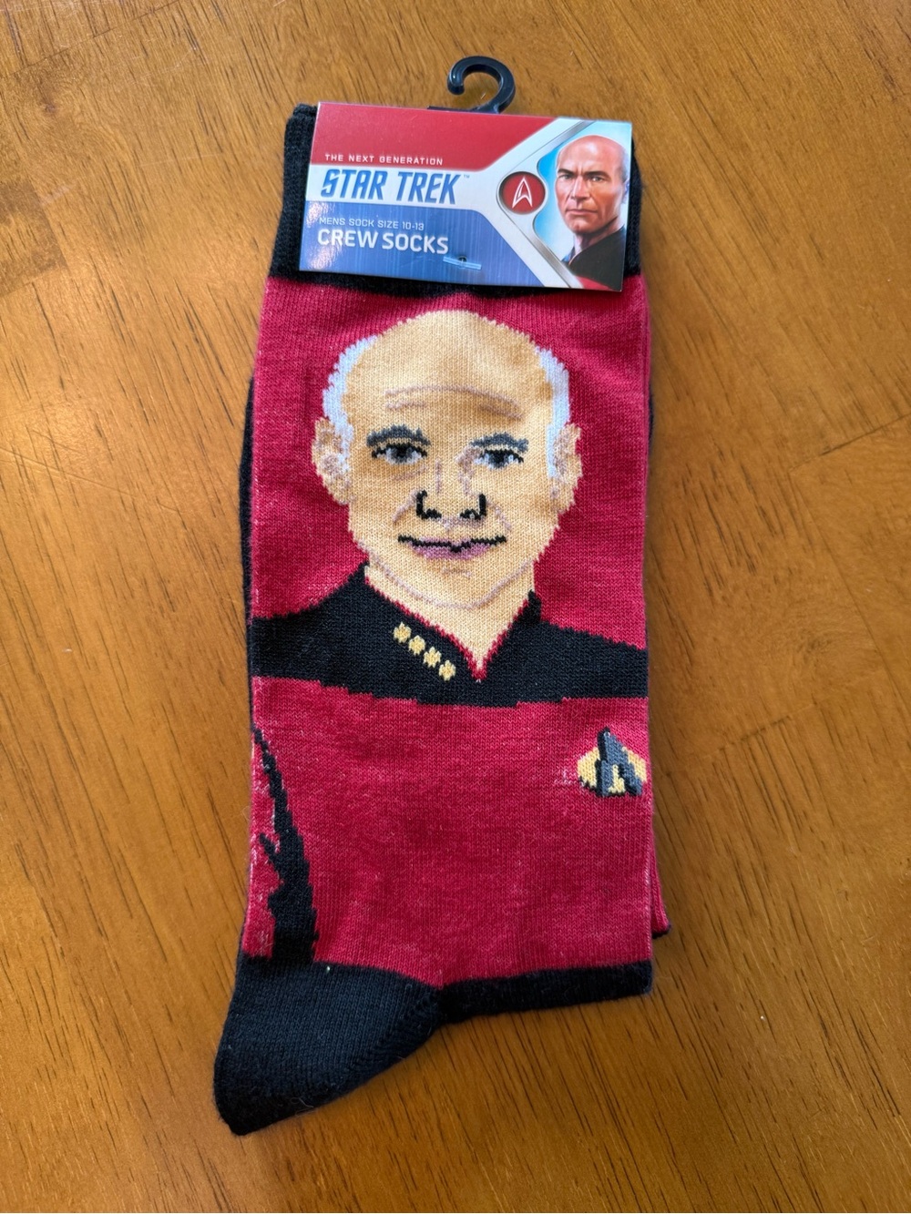 Star Trek Crew Character Red Crew Socks